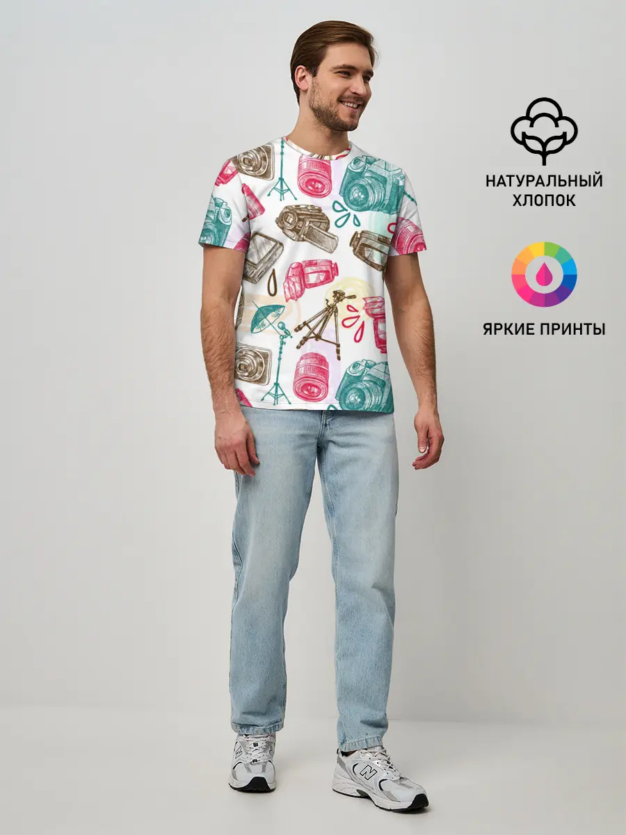 Мужская базовая футболка / Блогер