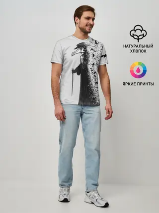 Мужская базовая футболка / Чумной доктор