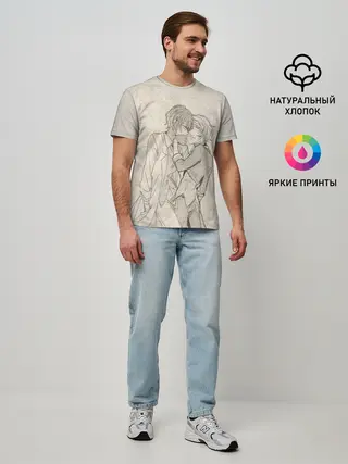 Мужская базовая футболка / Дазай и Чуя