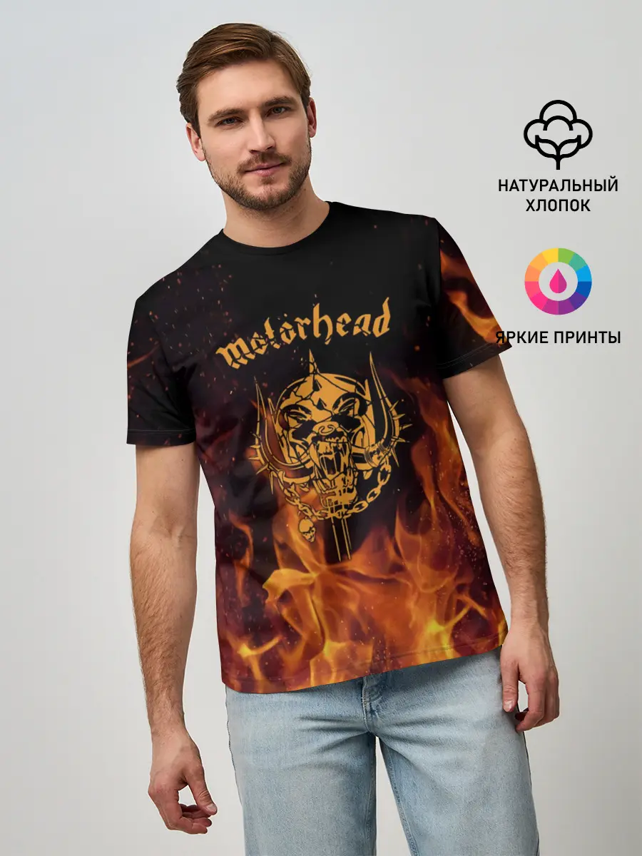 Мужская базовая футболка / Motrhead