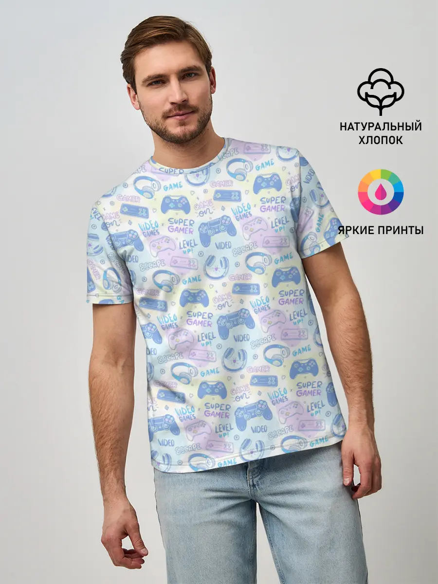 Мужская базовая футболка / Игры