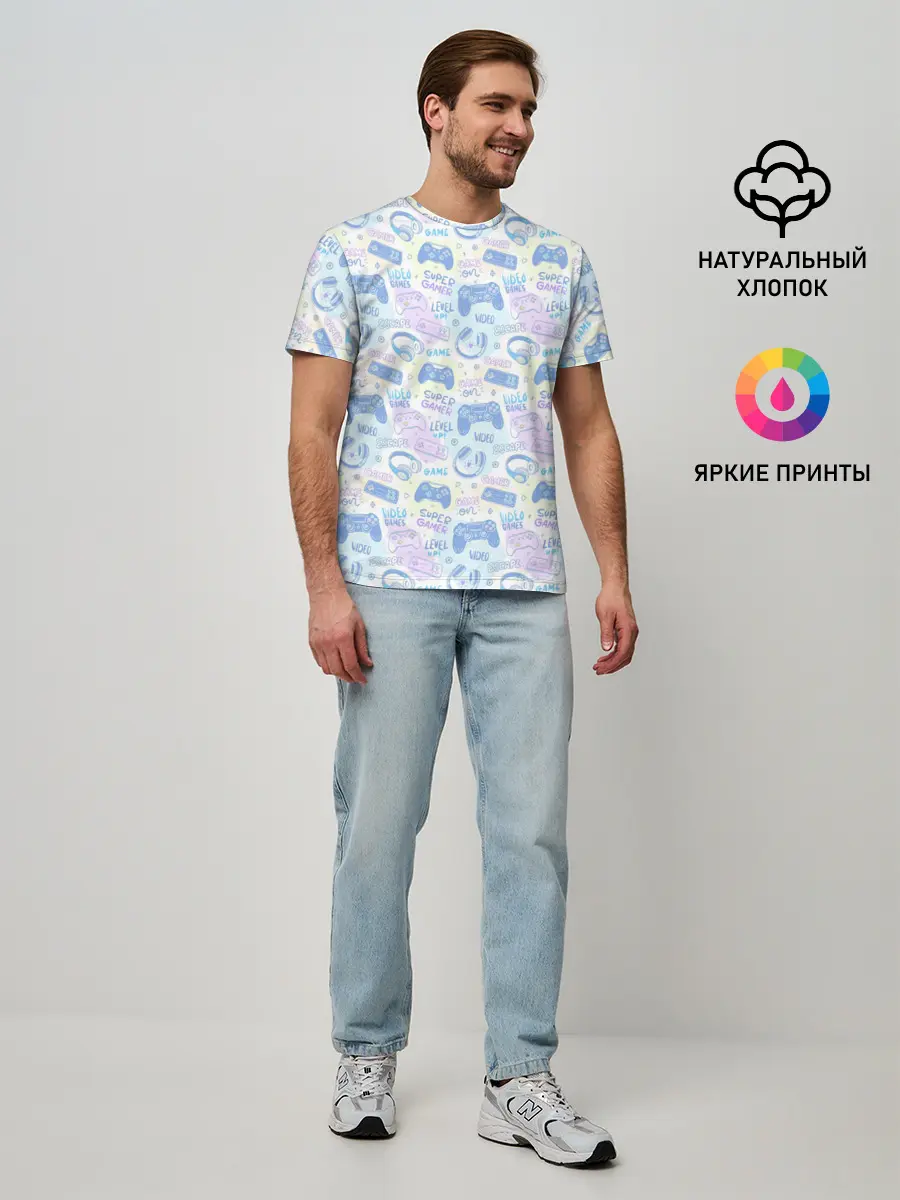 Мужская базовая футболка / Игры