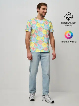 Мужская базовая футболка / Йога