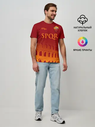Мужская базовая футболка / Рома