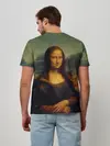 Мужская базовая футболка / Леонардо да Винчи - Мона Лиза