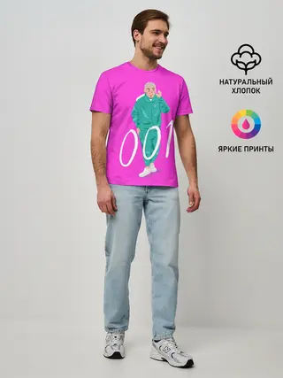 Мужская базовая футболка / Player 001