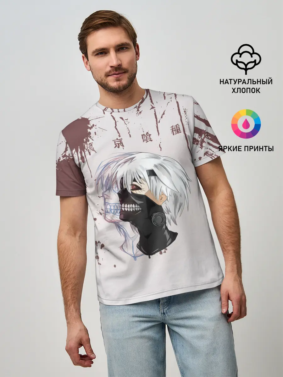 Мужская базовая футболка / Канеки Кан