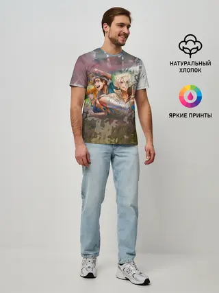 Мужская базовая футболка / Доктор Стоун