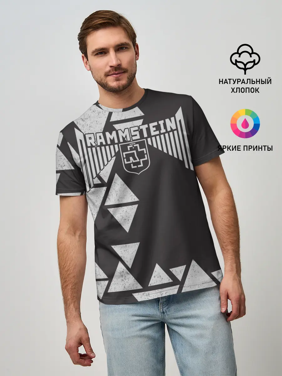 Мужская базовая футболка / Rammstein