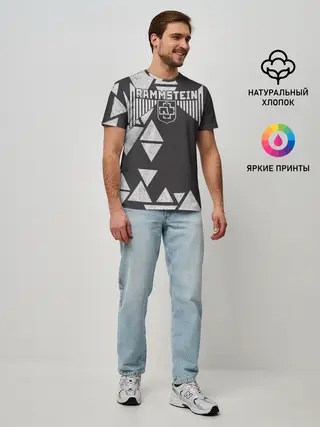 Мужская базовая футболка / Rammstein