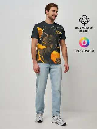 Мужская базовая футболка / VALORANT PHOENIX