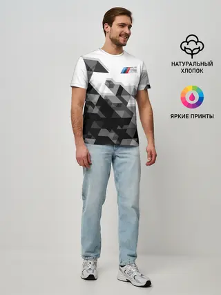 Мужская базовая футболка / BMW | БМВ