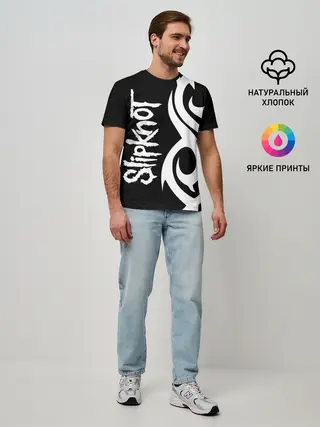 Мужская базовая футболка / Slipknot