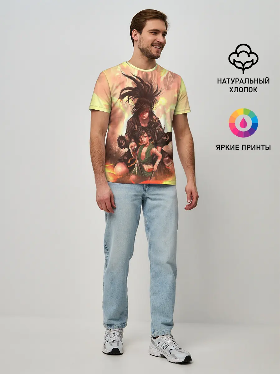 Мужская базовая футболка / Хяккимару | Такебо | Дороро