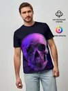 Мужская базовая футболка / Токсичный череп