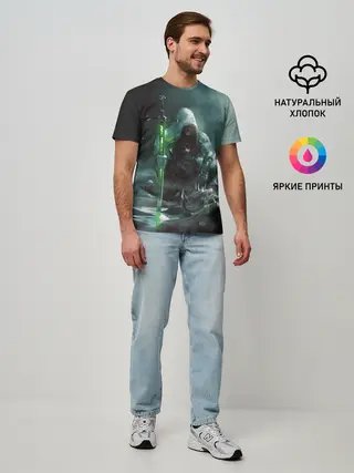 Мужская базовая футболка / ВЕДЬМАК