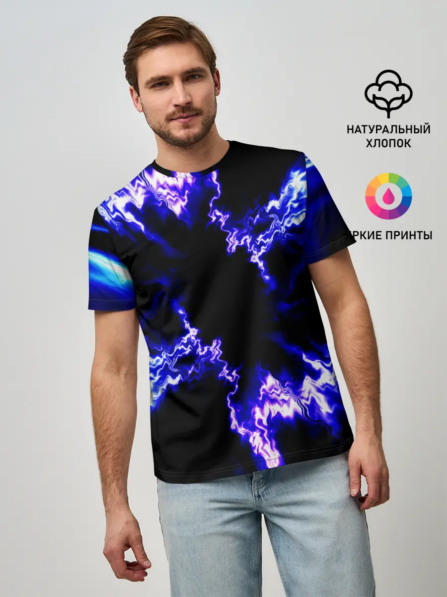 Мужская базовая футболка / ABSTRACTION