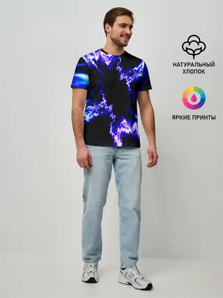 Мужская базовая футболка / ABSTRACTION