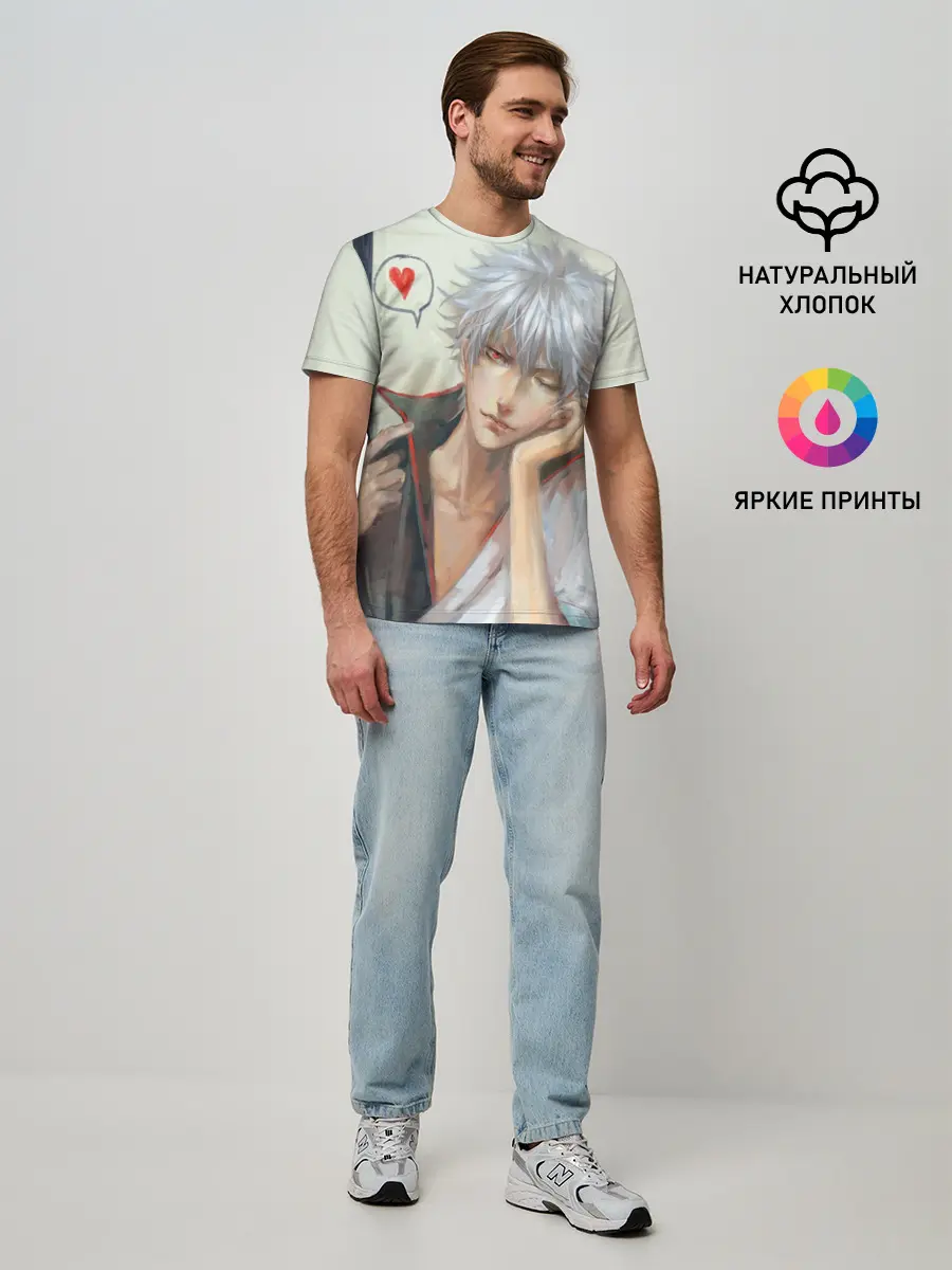 Мужская базовая футболка / Sakata Gintoki