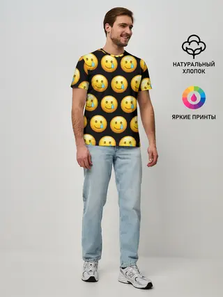 Мужская базовая футболка / New Emoji