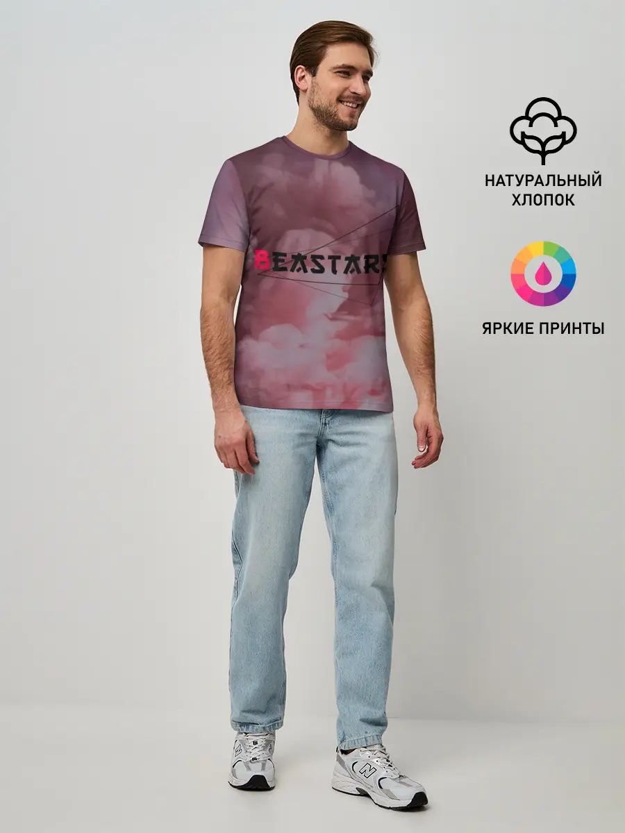 Мужская базовая футболка / Beastars | Выдающиеся звери | Логотип Лого