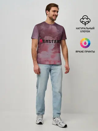 Мужская базовая футболка / Beastars | Выдающиеся звери | Логотип Лого