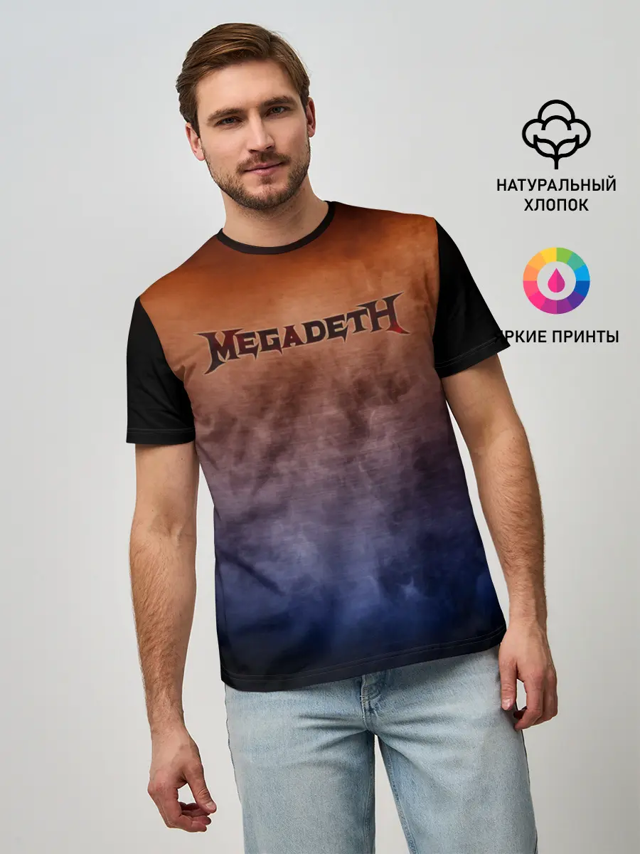 Мужская базовая футболка / Megadeth