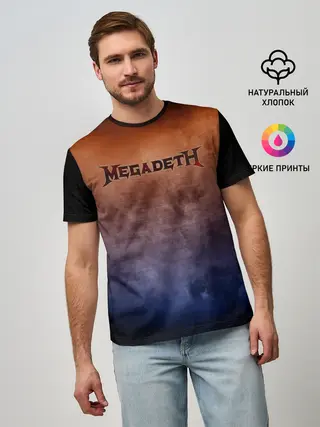 Мужская базовая футболка / Megadeth