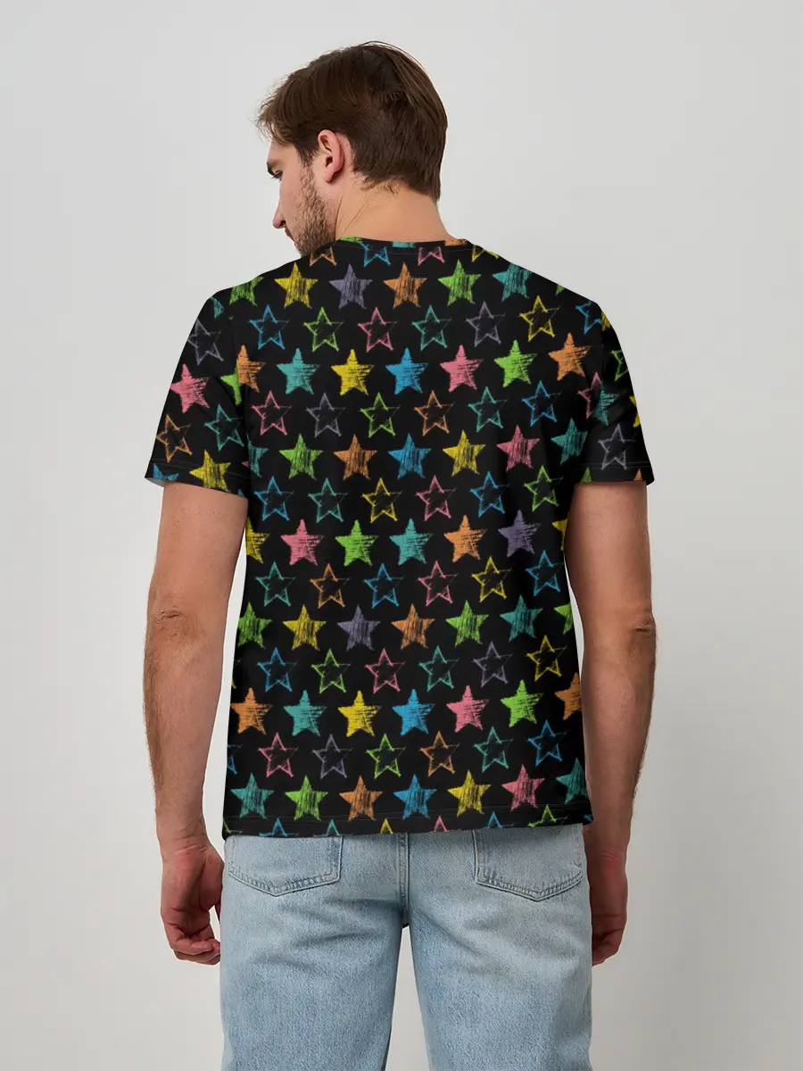 Мужская базовая футболка / Парад звезд