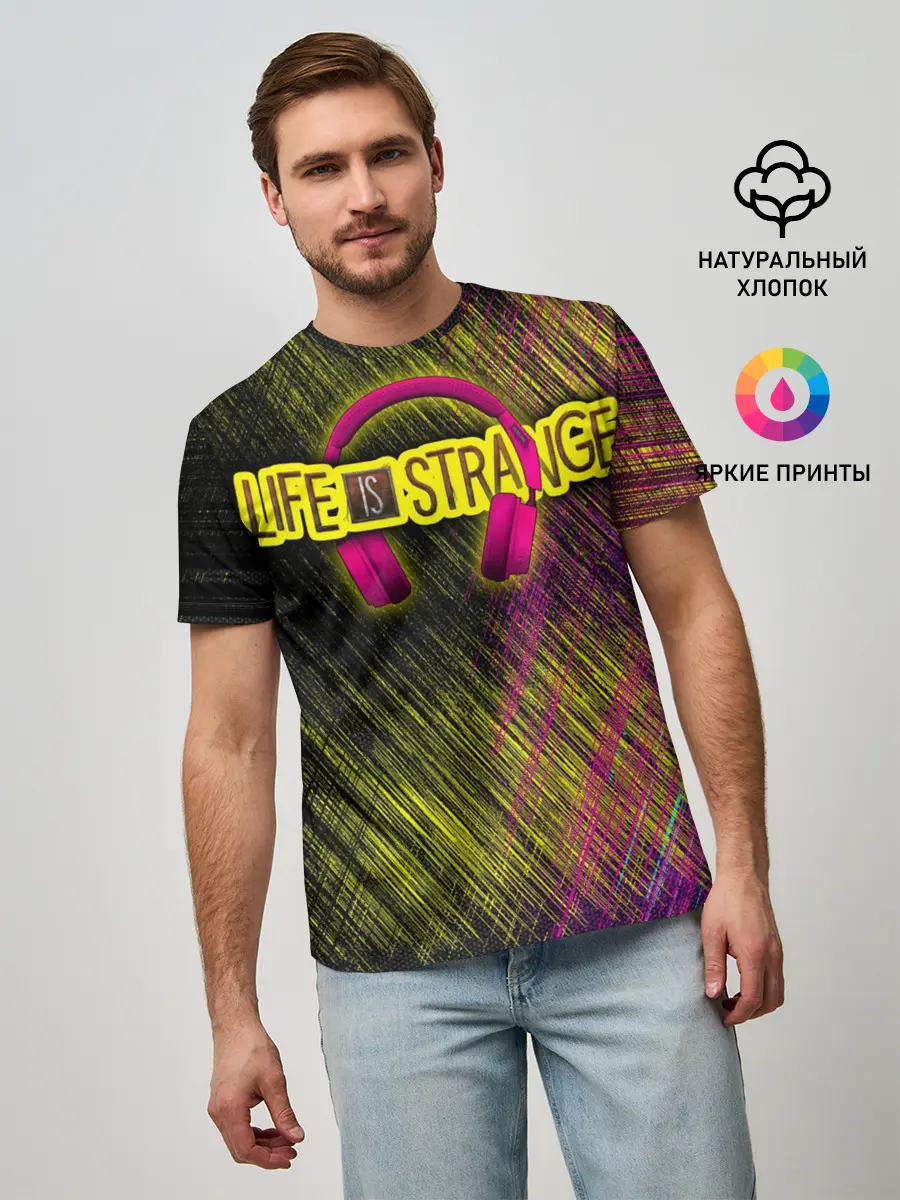 Мужская базовая футболка / Life is strange true color