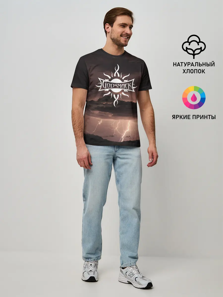 Мужская базовая футболка / GODSMACK | ГОДСМАК