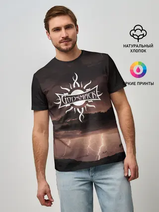 Мужская базовая футболка / GODSMACK | ГОДСМАК