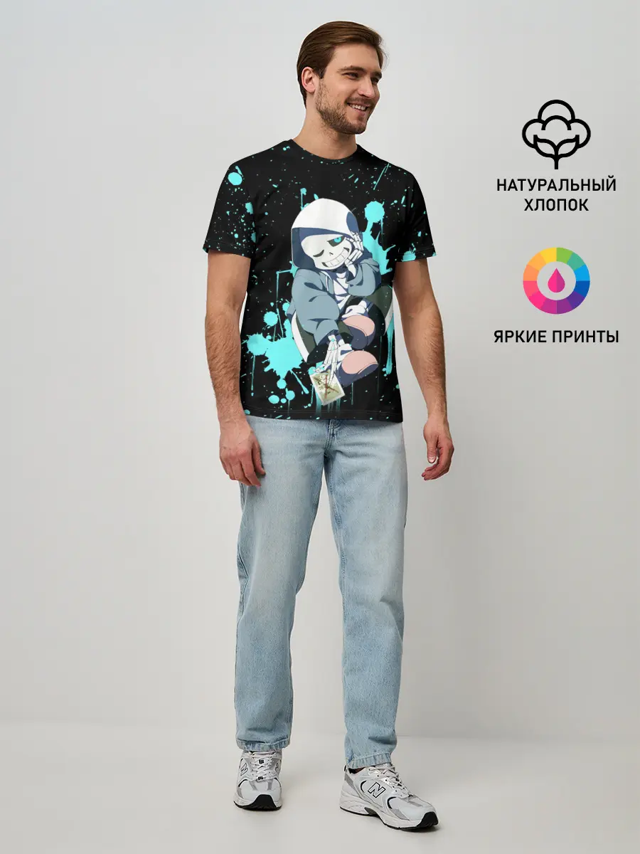 Мужская базовая футболка / UNDERTALE