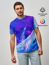 Мужская базовая футболка / ЛЕДЯНОЙ НЕОН