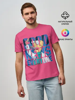 Мужская базовая футболка / Good news everyone