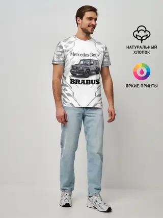 Мужская базовая футболка / MERCEDES | BRABUS