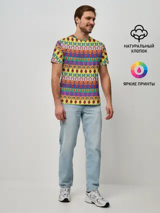 Мужская базовая футболка / JoJos Bizarre Adventure Logo