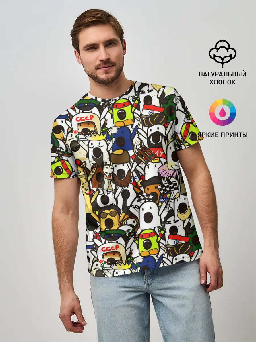 Мужская базовая футболка / НИЧОСИ