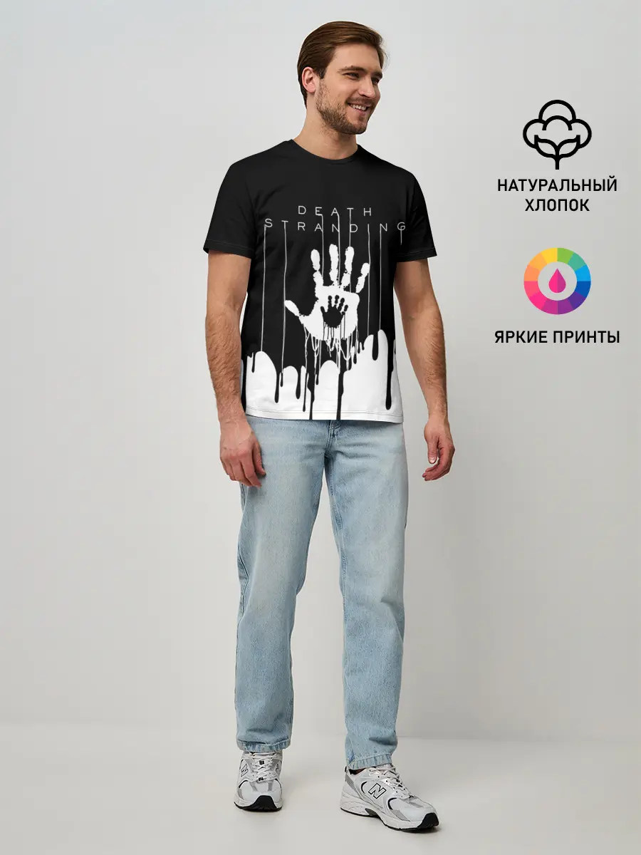 Мужская базовая футболка / DEATH STRANDING