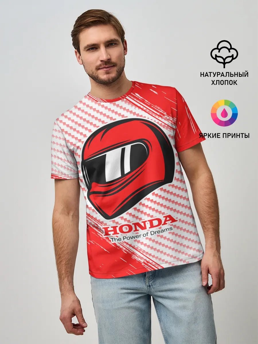 Мужская базовая футболка / Honda - Strokes