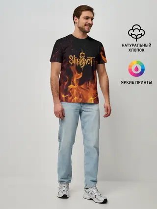 Мужская базовая футболка / Slipknot