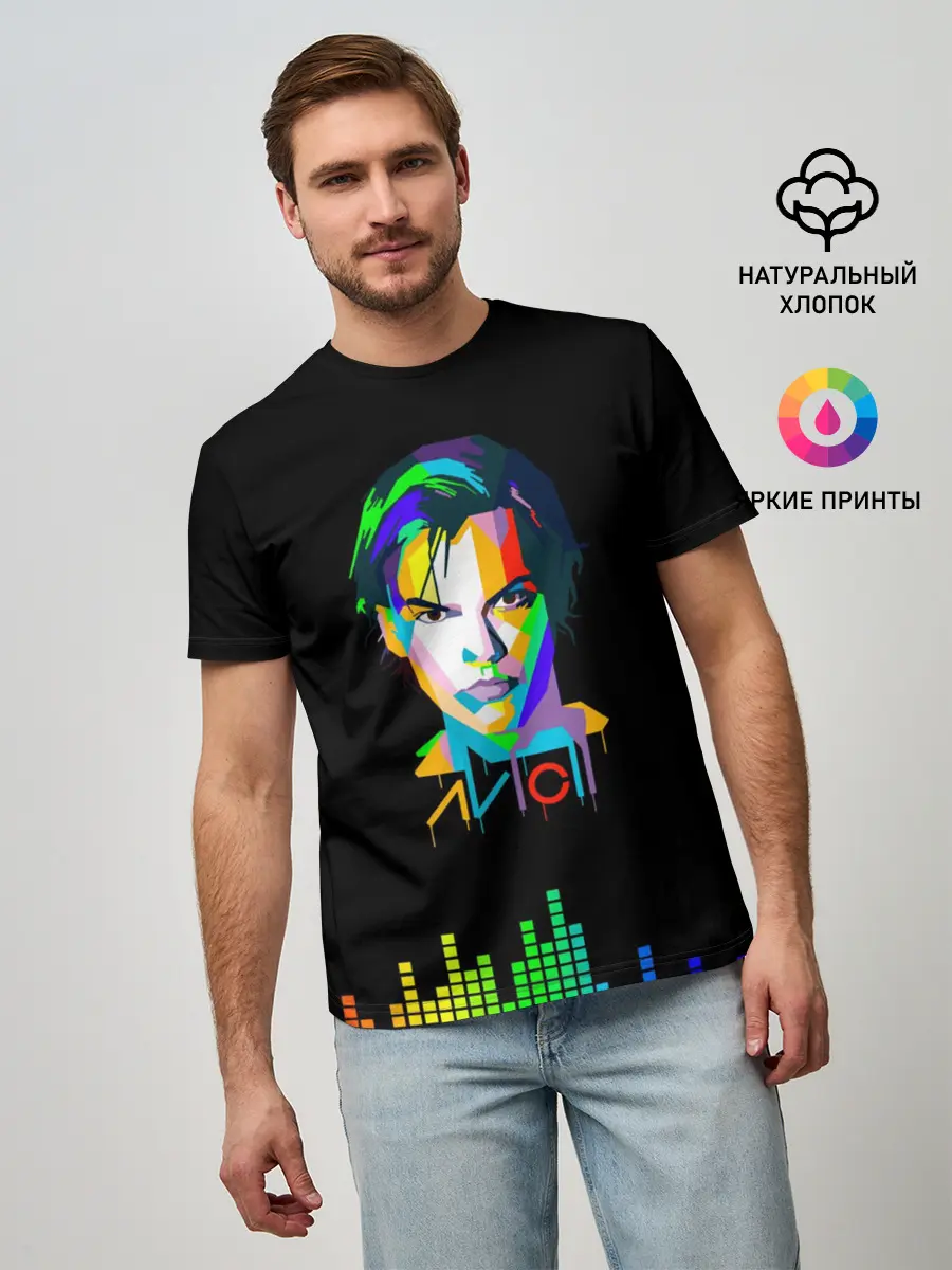 Мужская базовая футболка / Авичи | Avicii