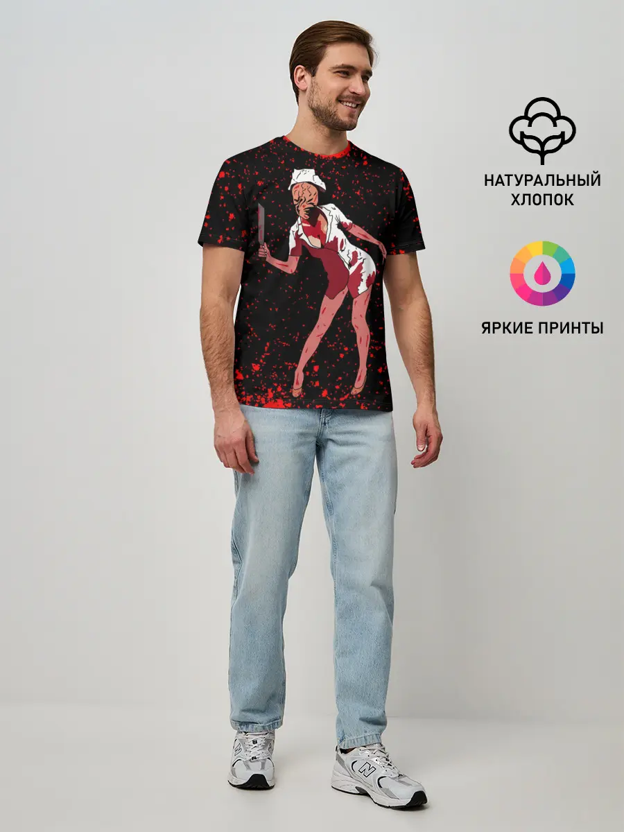 Мужская базовая футболка / Silent Hill