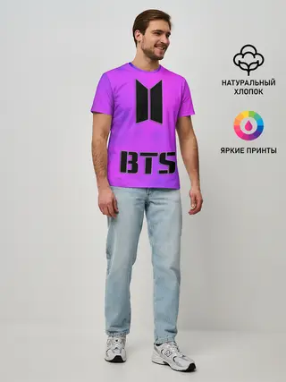 Мужская базовая футболка / BTS ЮЖНОКОРЕЙСКИЙ БОЙБЕНД