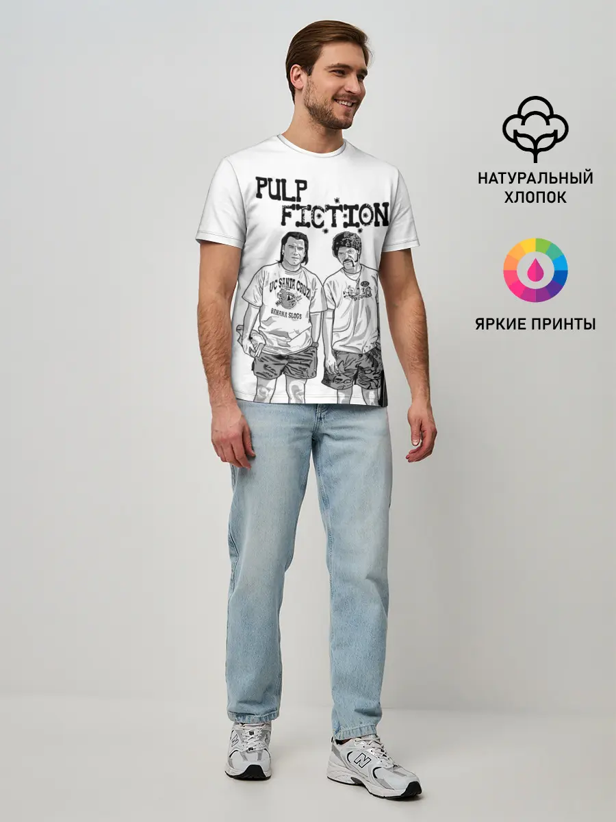 Мужская базовая футболка / Криминальное Чтиво