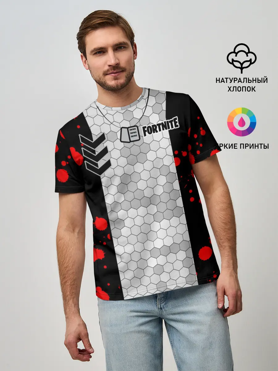 Мужская базовая футболка / Fortnite: Штурмовик