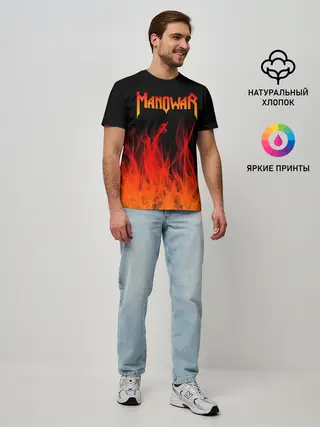 Мужская базовая футболка / MANOWAR