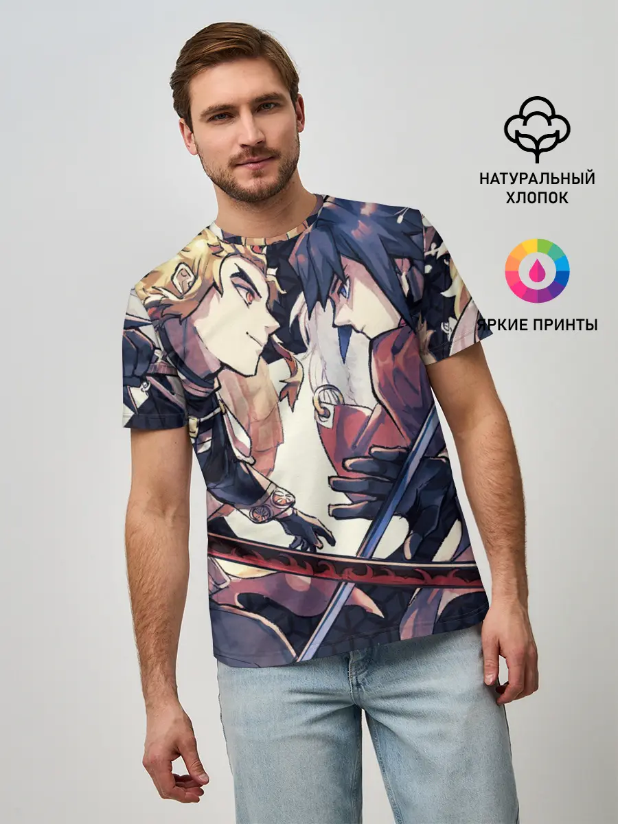 Мужская базовая футболка / Два Клинка