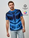 Мужская базовая футболка / Неоновая броня | Neon Armor