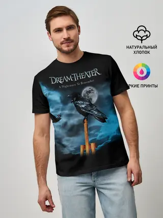 Мужская базовая футболка / Dream Theater